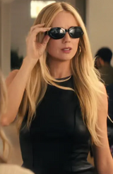 Black Oval Frame Sunglasses