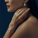 CHOPARD x 007 HAPPY HEARTS GOLDEN HEARTS BANGLE IN ROSE GOLD DIAMONDS