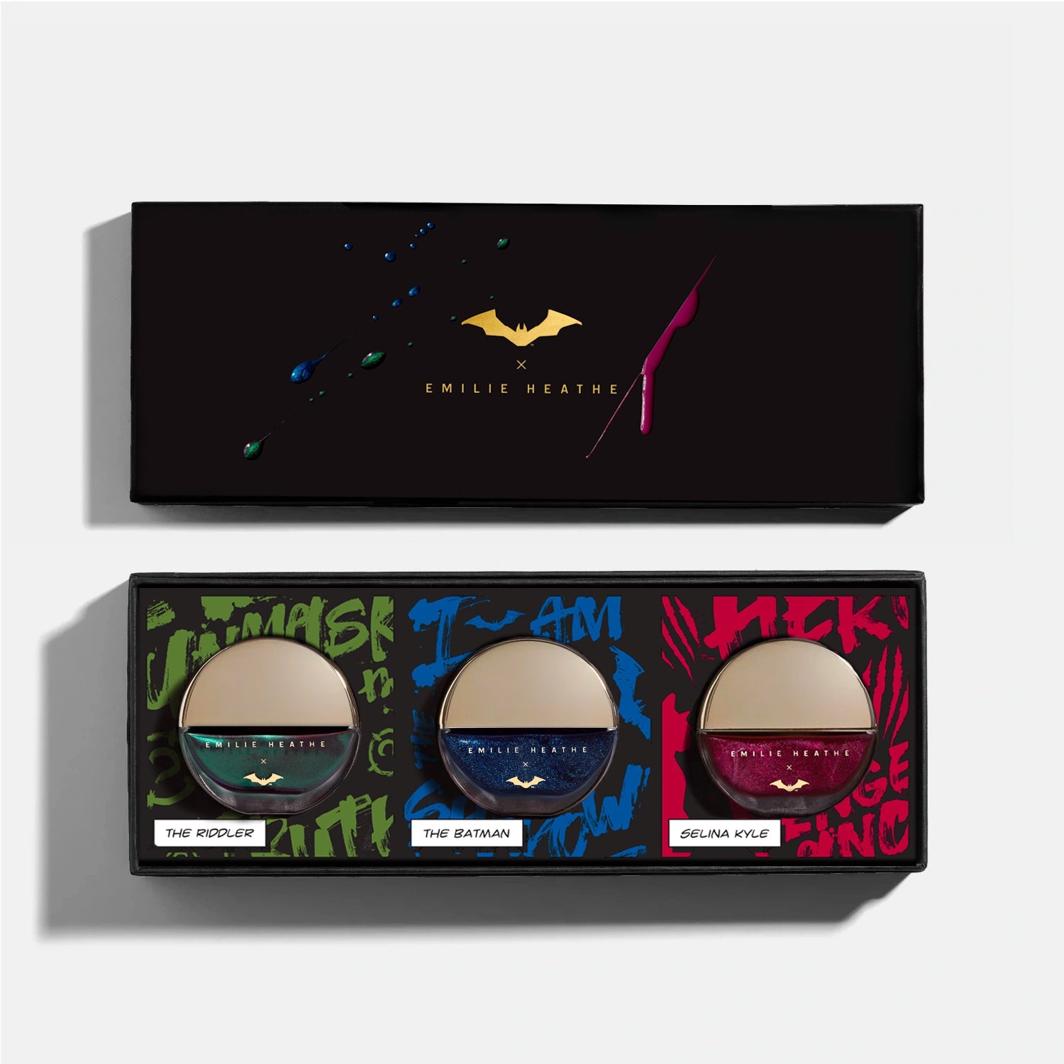 EMILIE HEATHE X THE BATMAN NAIL POLISH COLLECTION