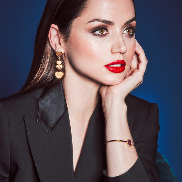 CHOPARD x 007 HAPPY HEARTS GOLDEN HEARTS BANGLE