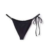 Las Olas Side Tie Swim Bottoms in Black