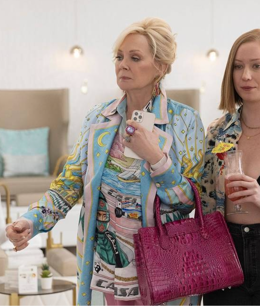 Casablanca Printed Silk Robe Dress with Belt