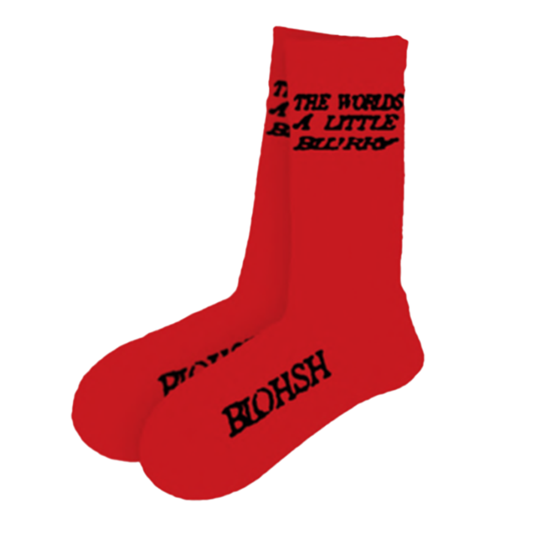 BLURRY SOCKS RED