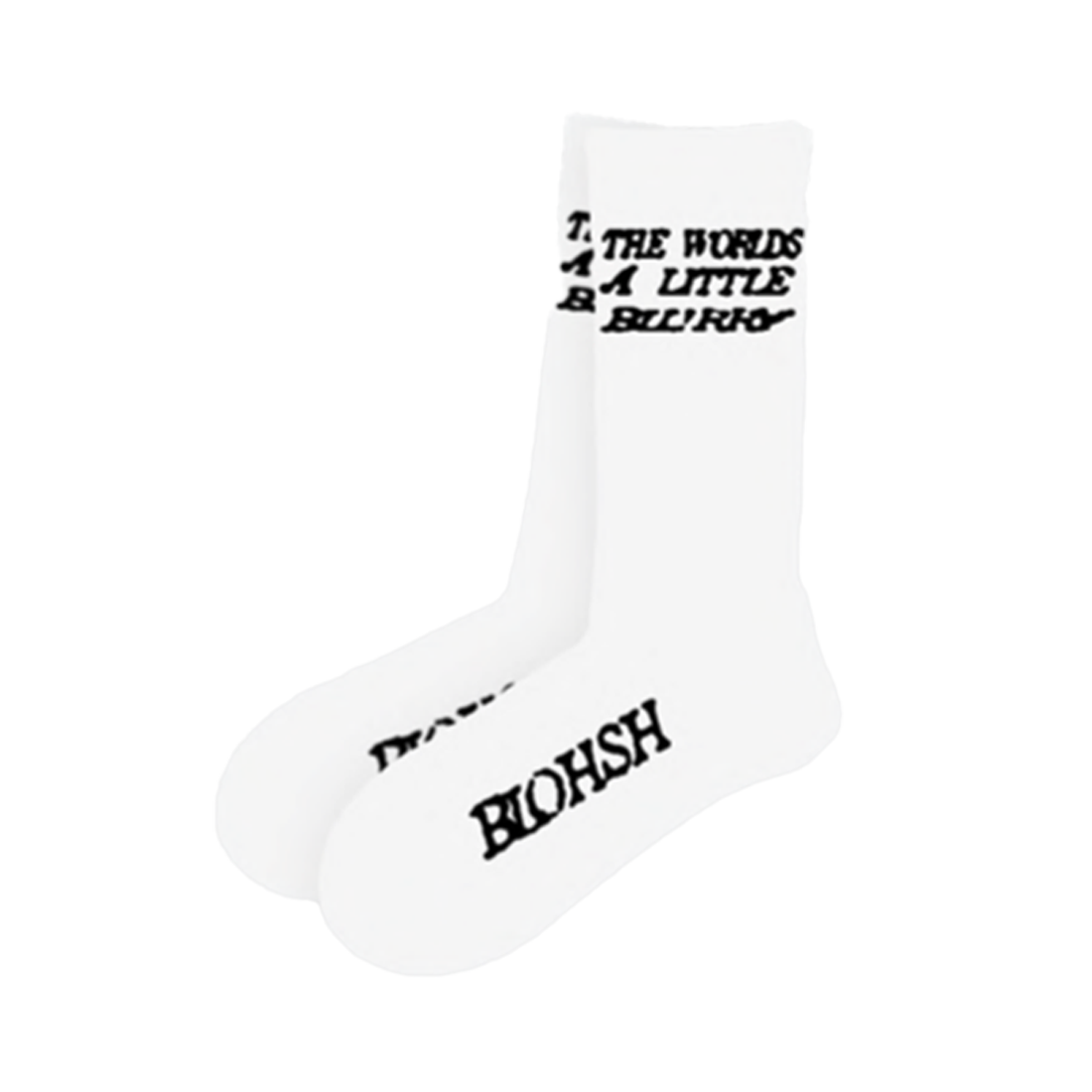 BLURRY SOCKS WHITE