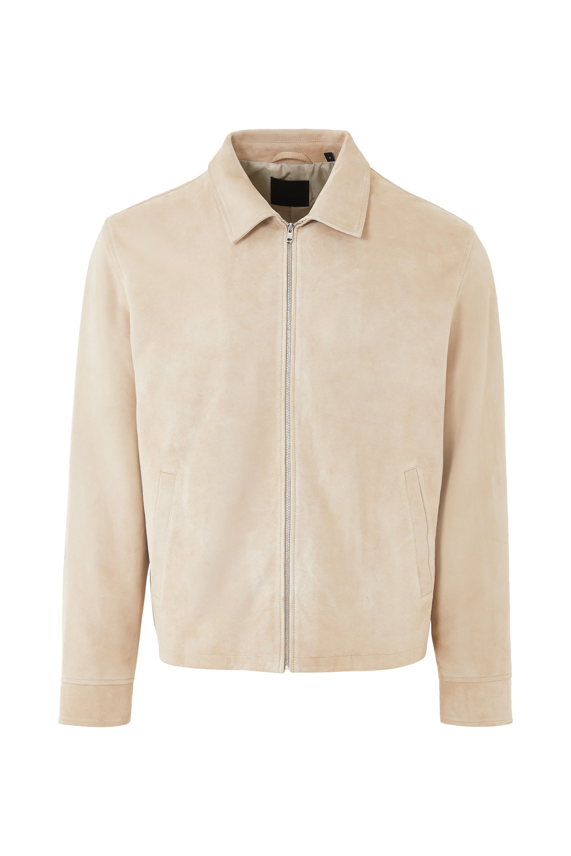 Theory Hazelton leather jacket product photo on white background