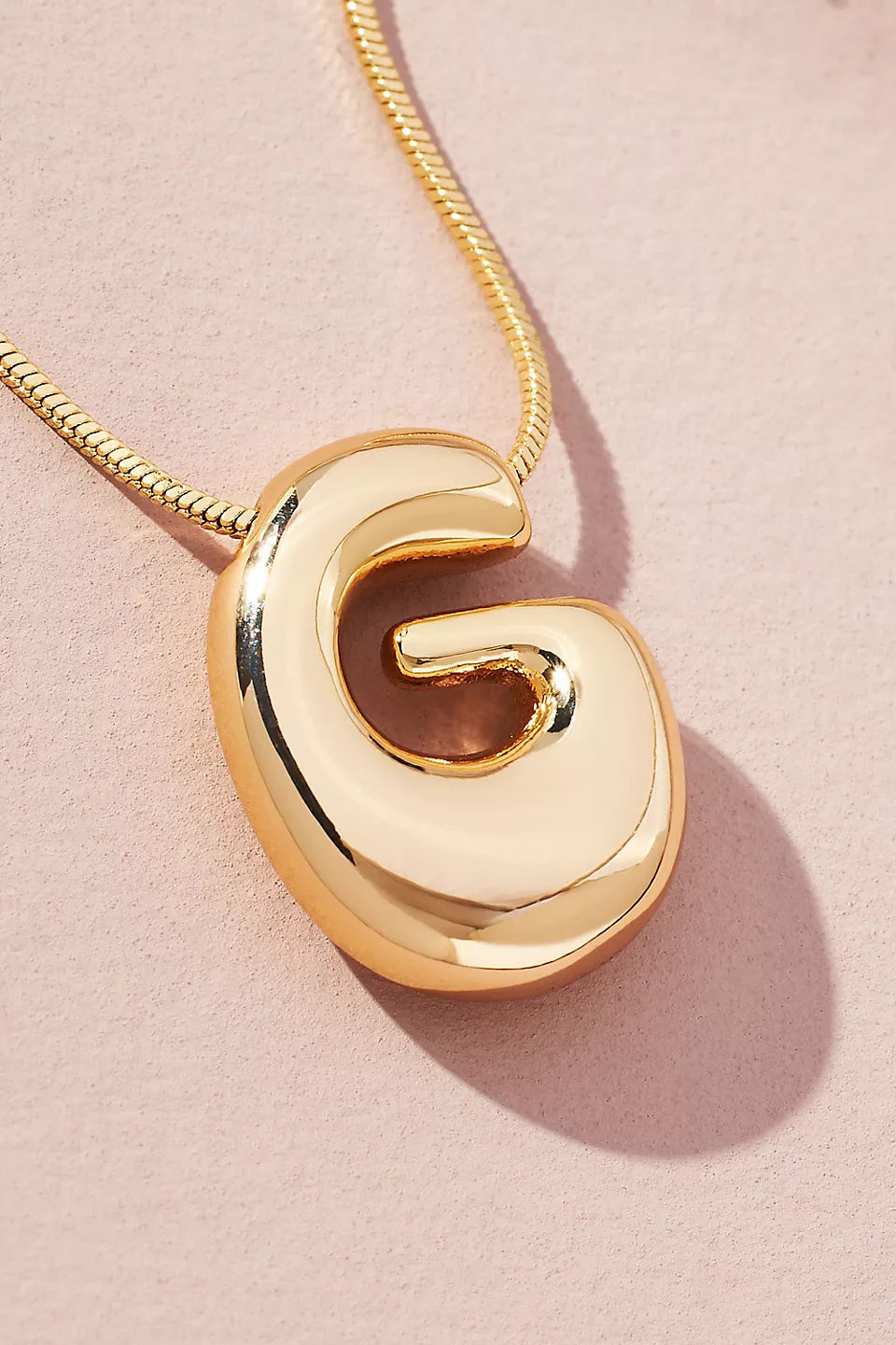Bubble Initial Necklace