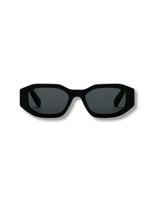 Black sunglasses on a white background