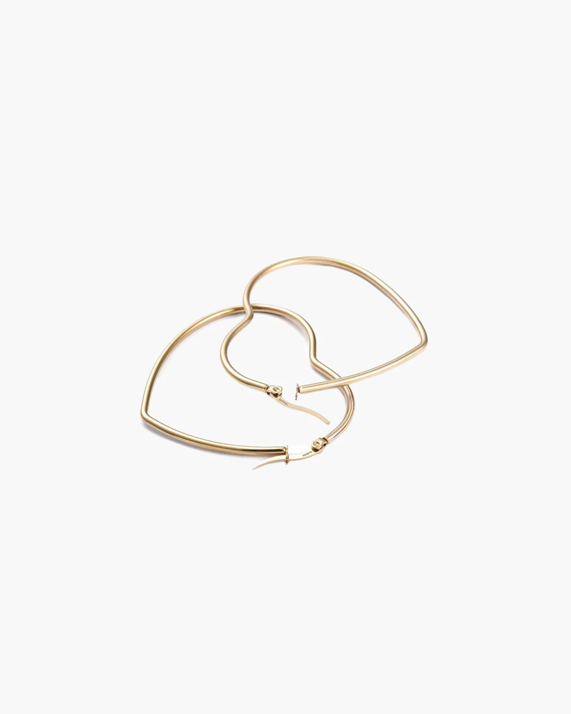 Selby Heart Hoops Earrings