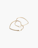 Selby Heart Hoops Earrings