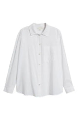 White shirt on a white background