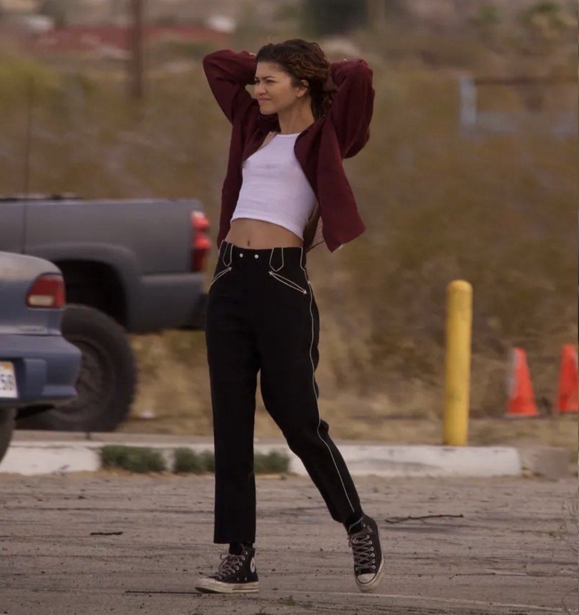 Black Western Pistol Pants