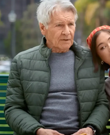 Green Puffer Coat