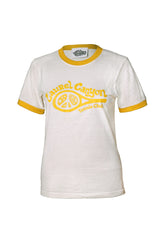 Vintage Yellow Ringer Tee