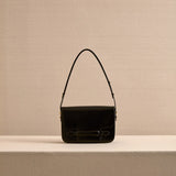 Mark Cross Romy 25 Box Calf Palmellato in Black