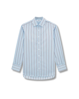Turnbull & Asser Burgundy Wide Pinstripe Mayfair Shirt