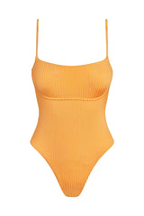 Sausalito One Piece Clementine Wide Rib