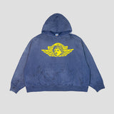 Blue & Yellow Angel Hoodie Sweatshirt