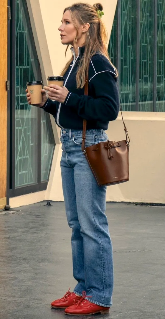 Brown Bucket Farrow Mini Bag