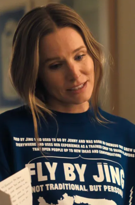 Blue Graphic Crewneck Sweatshirt