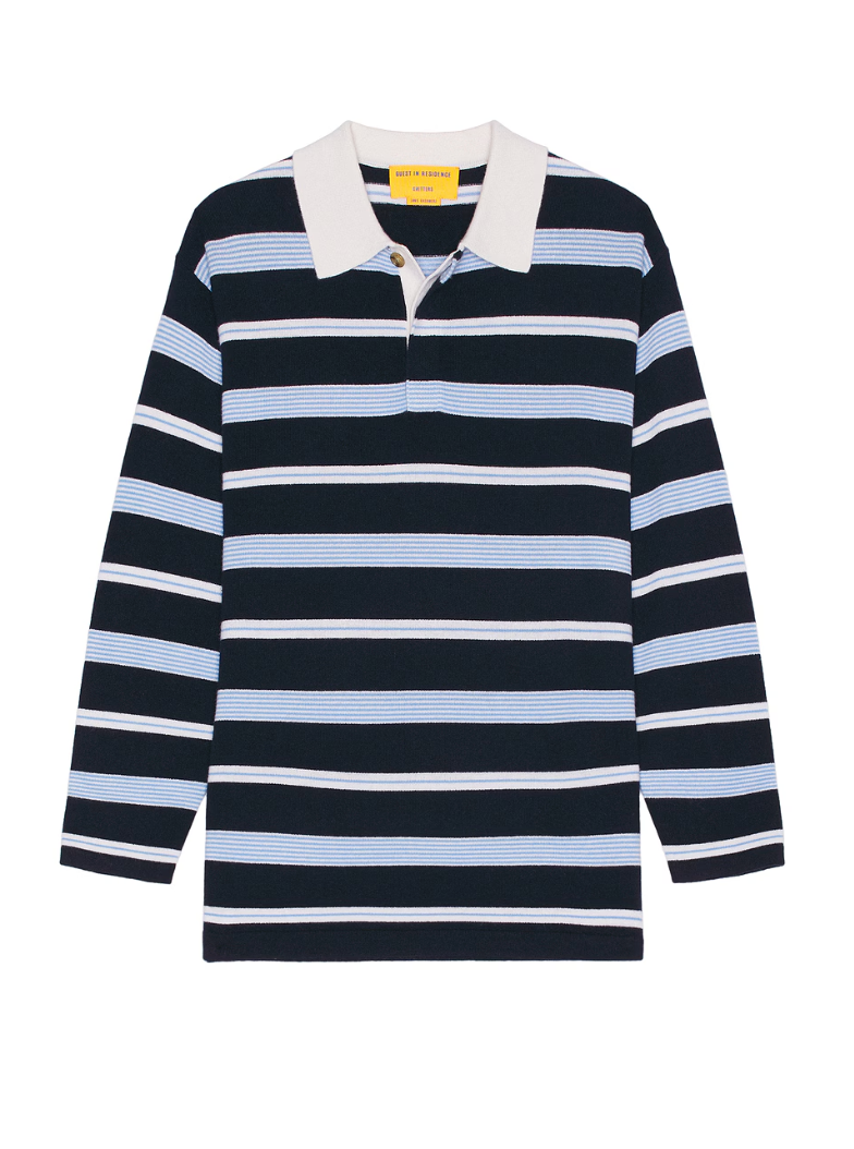 Blue Striped Rugby Shirt
