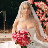 White Wasp Corset in Matte Satin