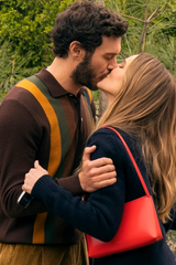 Red Gaia Shoulder Bag Purse