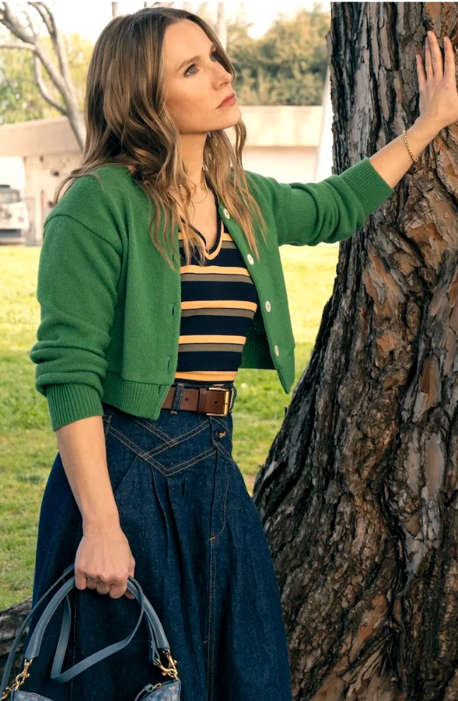 Field Denim Midi Skirt