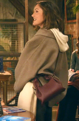 Numéro Neuf Mini Bag in Burgundy Leather