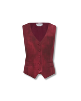 Red vest on a white background