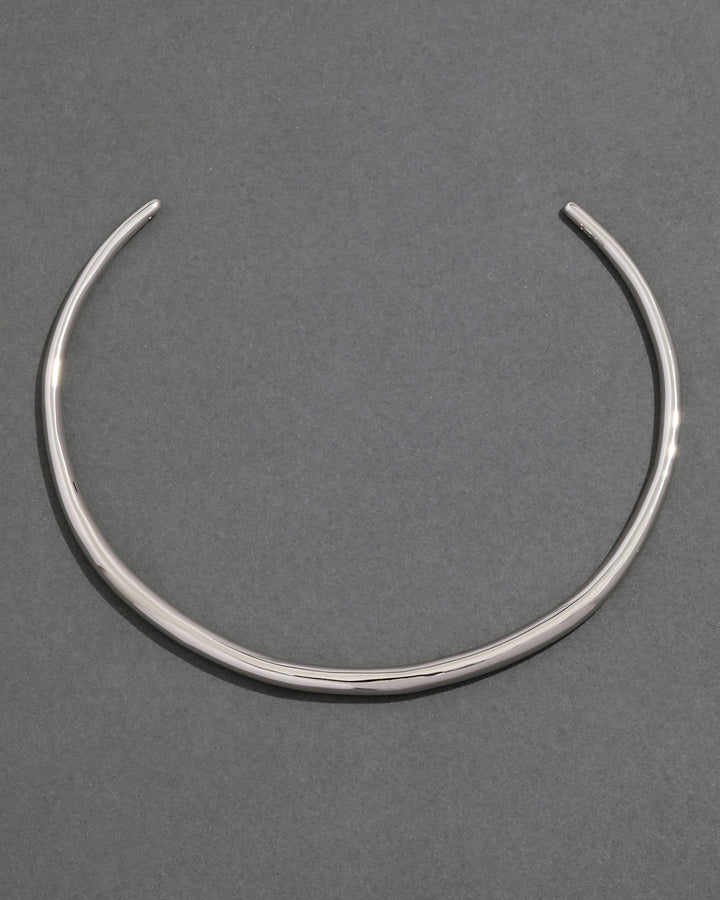 Silver Thin Collar Necklace
