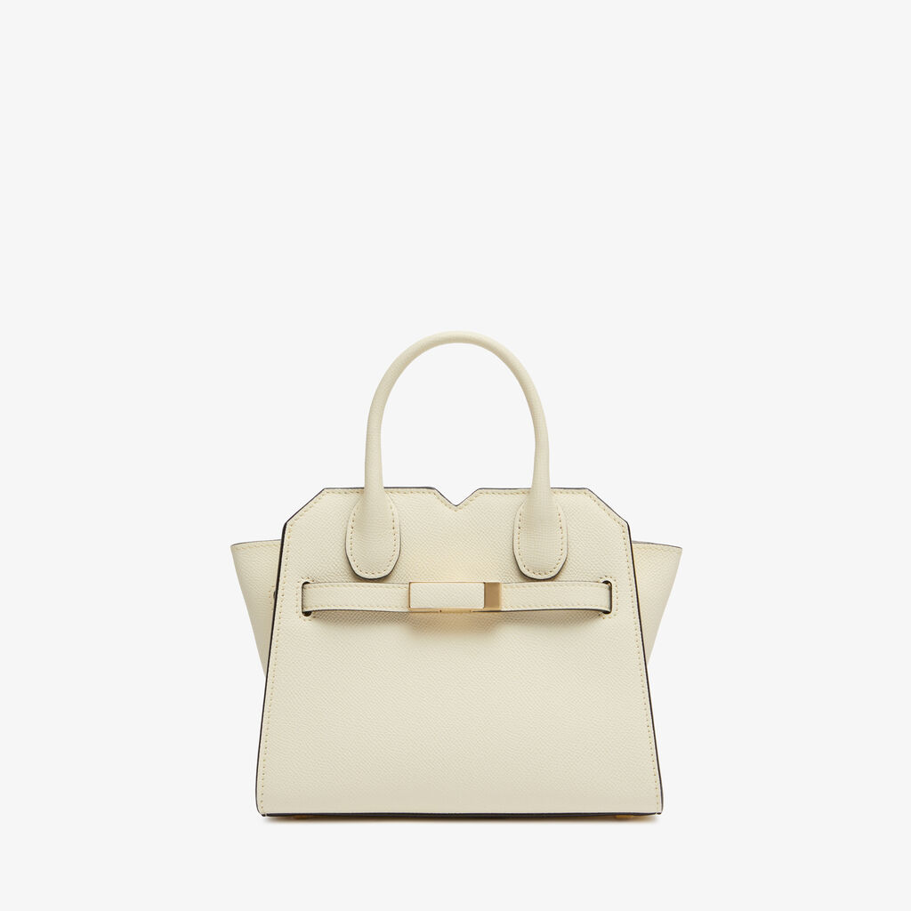 Valextra Milano crossbody micro bag product photo on white background