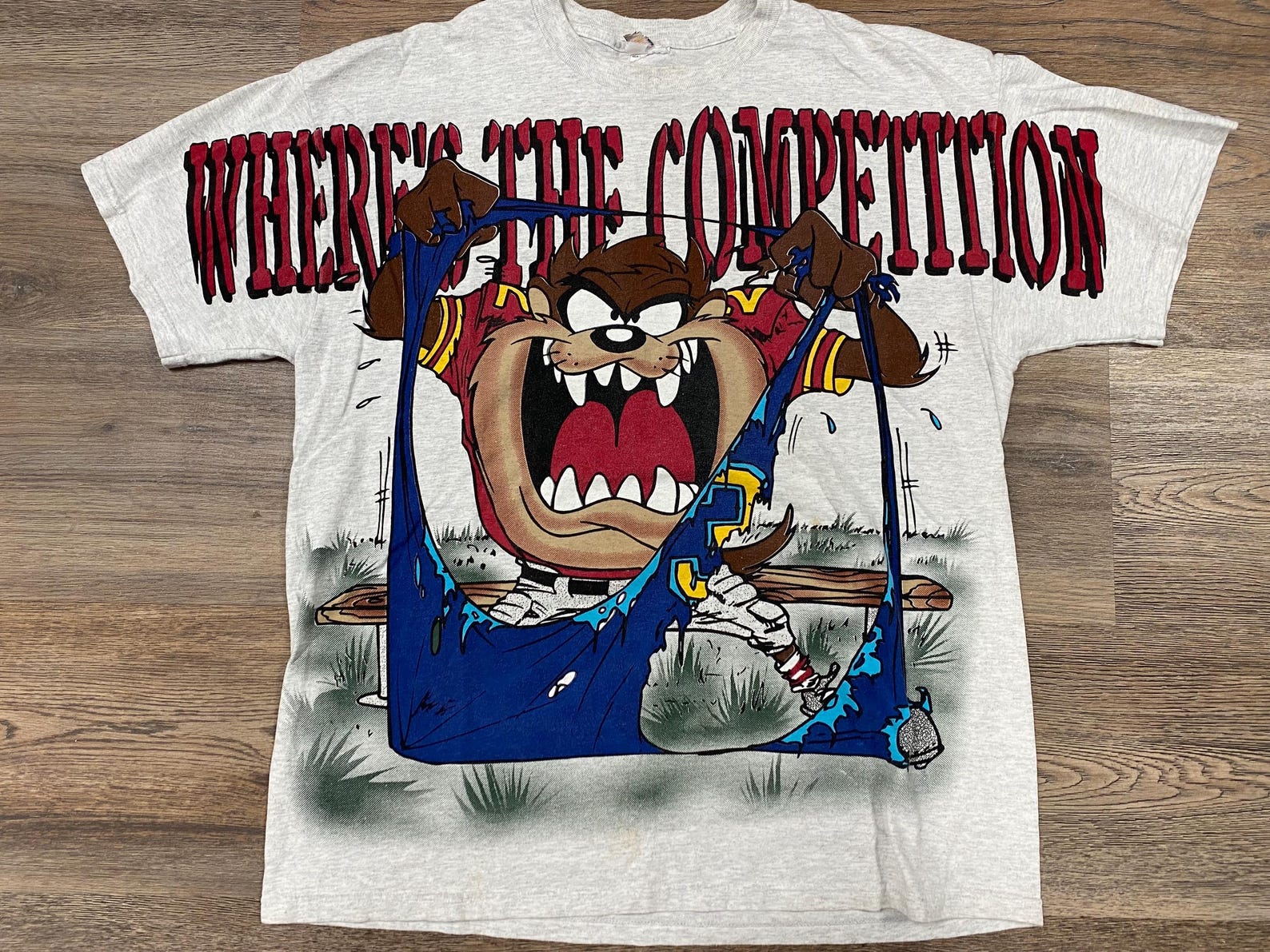Vintage White Tasmanian Devil Tee