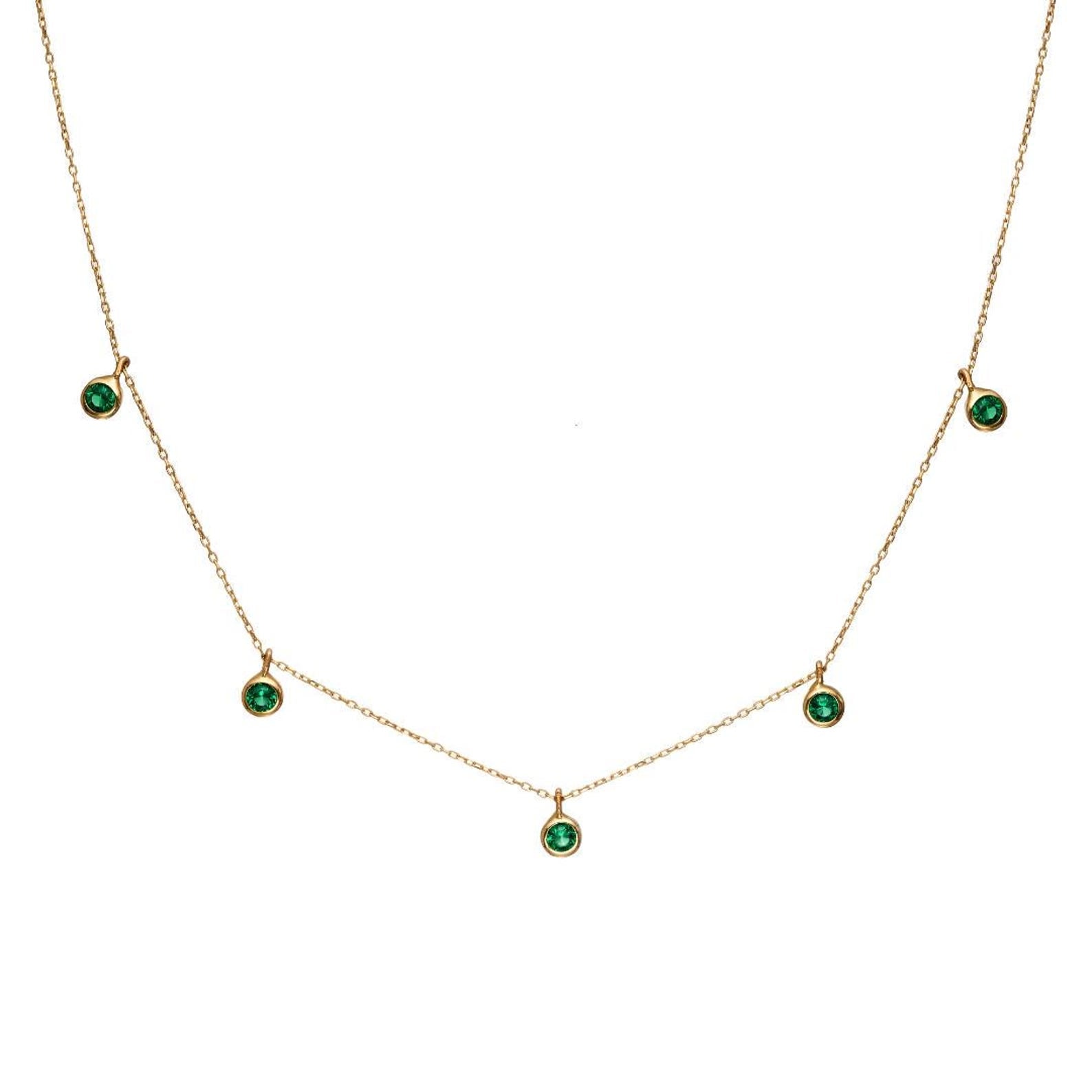 Gold & Emerald Necklace