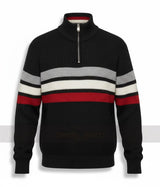 Striped Sweater Quarter-Zip