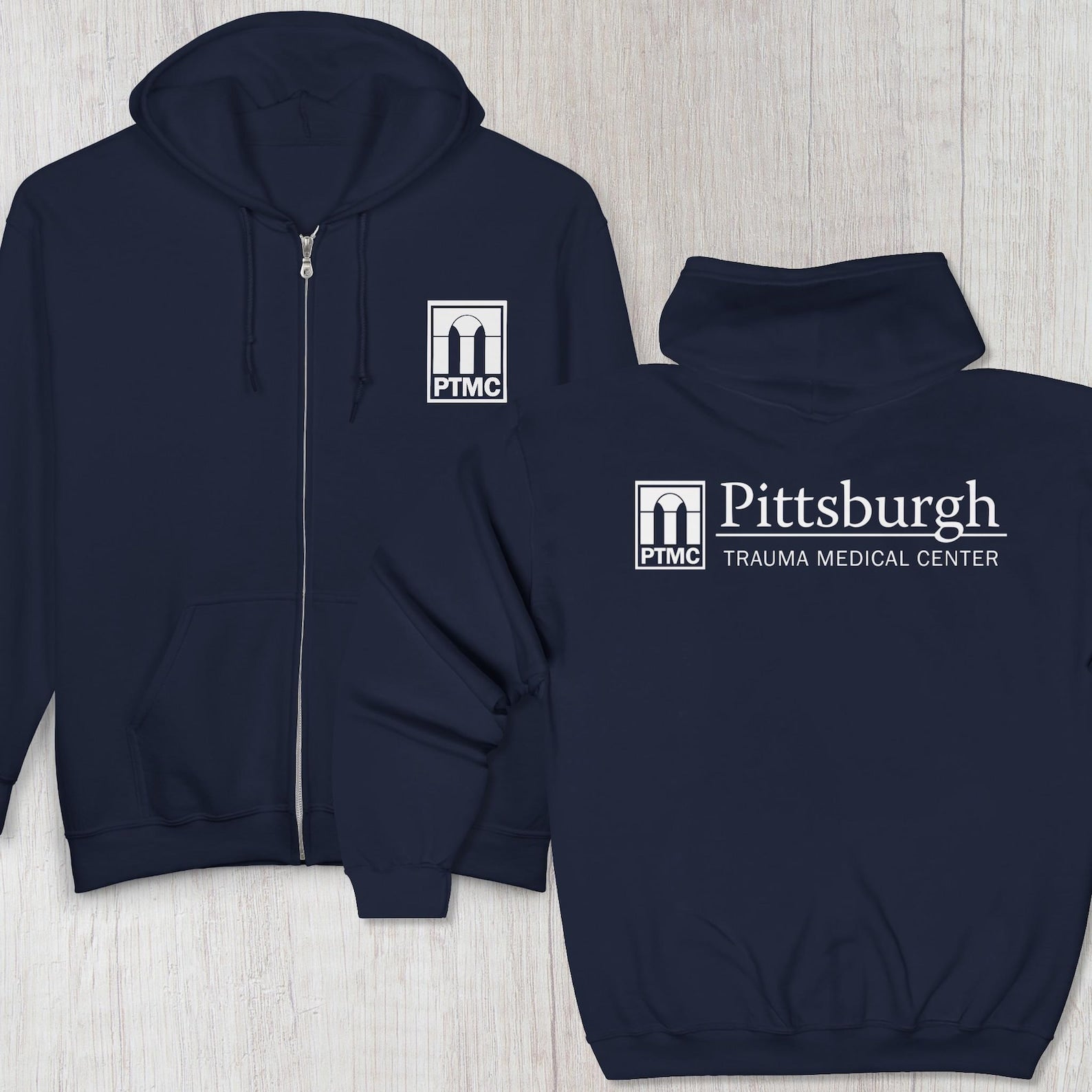 Pittsburgh Trauma Medical Center Zip Hooded Sweatshirt