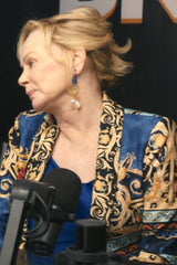 Alice and Olivia blue mixed print blazer product photo