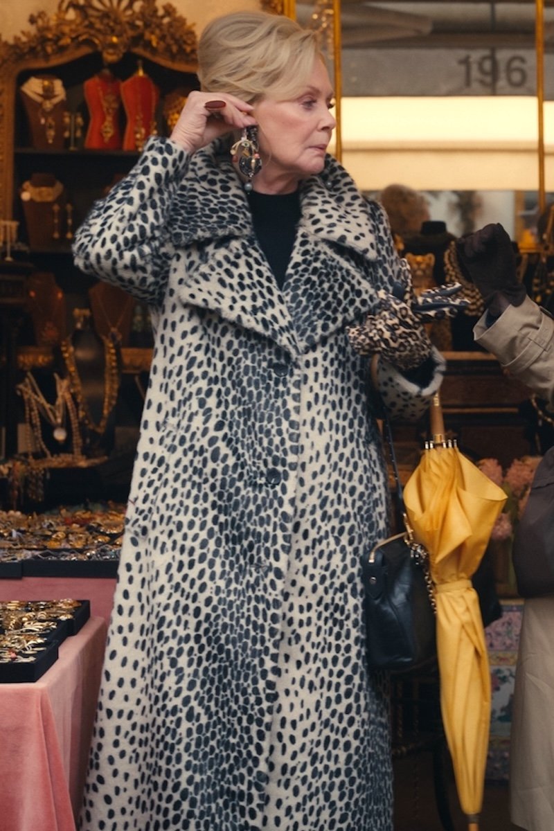 Avec Les Filles leopard-print faux fur coat product photo