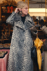 Avec Les Filles leopard-print faux fur coat product photo
