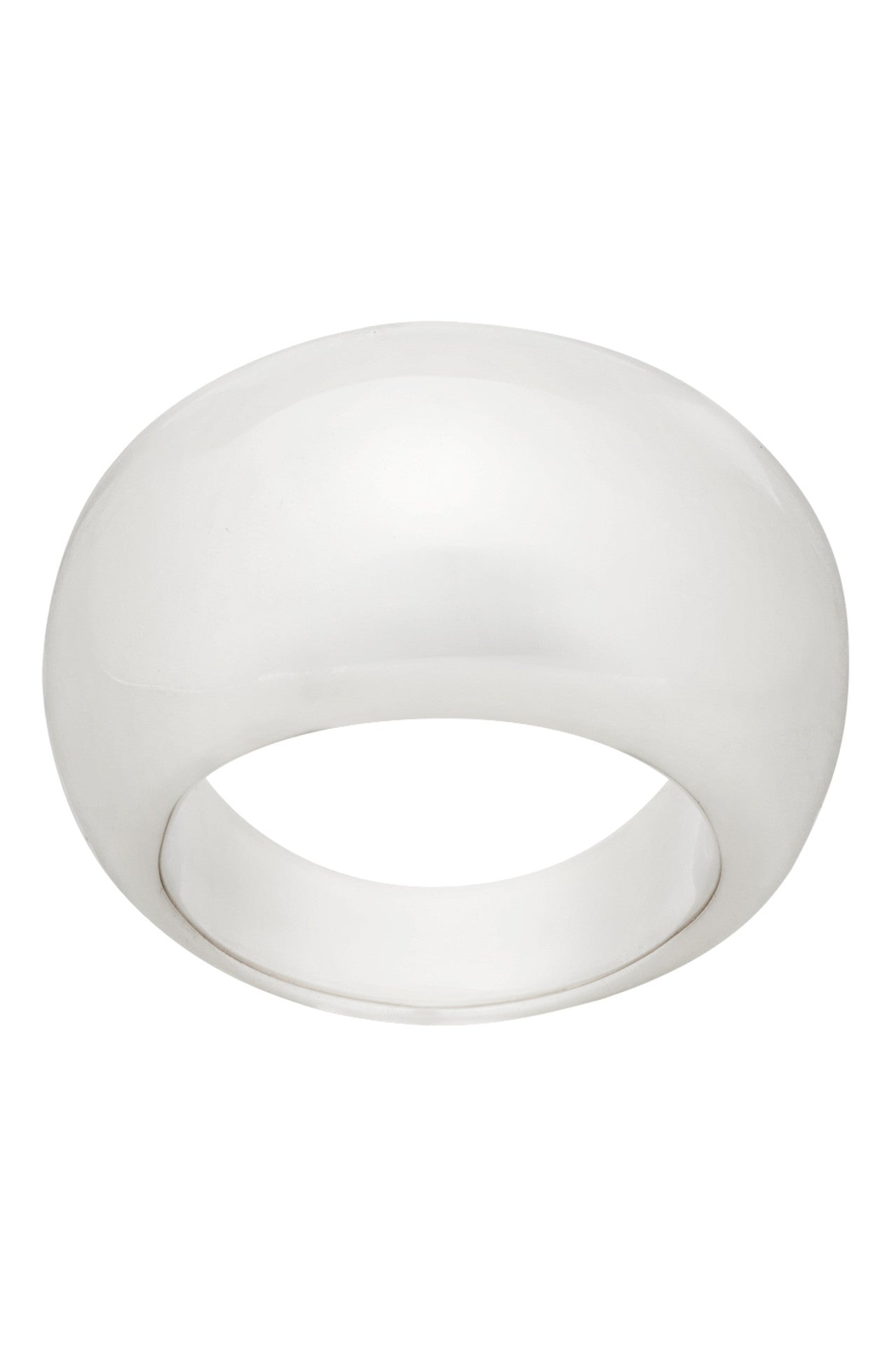 Silver Donut Ring