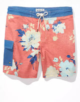 Outer Banks 7" Classic Board Short In Nautical Red