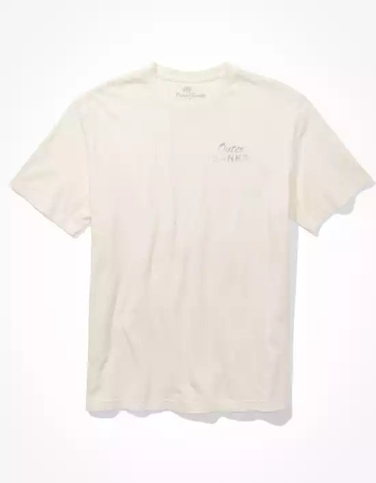 Outer Banks Graphic T-Shirt In White