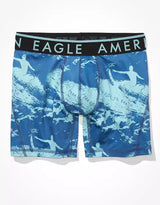 Outer Banks Surfer 6" Flex Boxer Brief In Blue