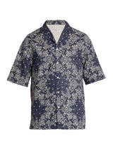 Officine Générale Eren Short Sleeve Bandana Print Shirt