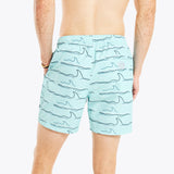 NAUTICA X Shark Week SUSTAINABLY CRAFTED 6" WAVE PRINT SWIM
