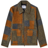 GAEL 8267 WOOL BLEND CHECKERED JACKET