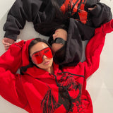 Princess Blurry Rhinestone Hoodie