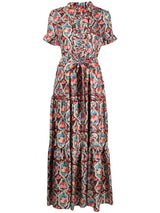 Long And Sassy floral-print dress