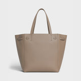 SMALL CABAS PHANTOM TOTE BAG IN SOFT GRAINED CALFSKIN TAUPE
