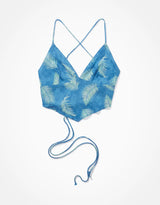 Outer Banks Open-Back Cami in Blue