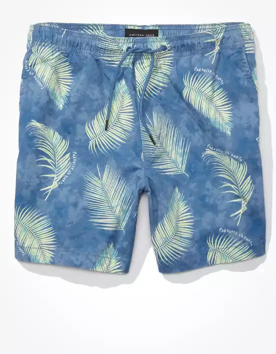 Outer Banks Flex 5.5 Lived-In Trekker Short in Tidal Blue